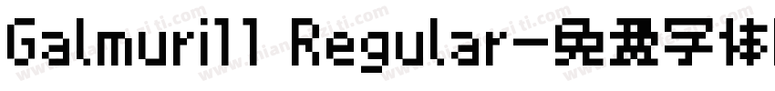 Galmuri11 Regular字体转换